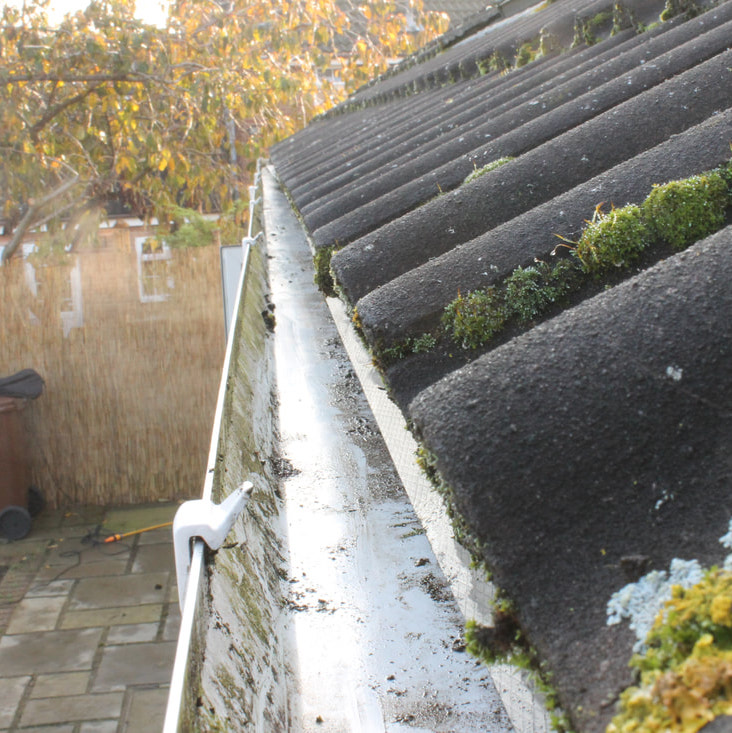 cleared gutter after example 3